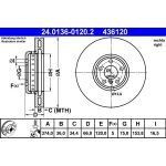 Bremsscheibe 24.0136-0120.2