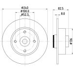 Bremsscheibe 8DD 355 123-241