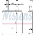 Nissens 77604 Wärmetauscher, Innenraumheizung