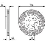 Bremsscheibe 0 986 479 D26
