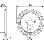 Bremsscheibe 0 986 479 T57 Bremsscheibe 0 986 479 T57