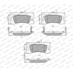 Ferodo FDB848 Bremsbelagsatz, Scheibenbremse PREMIER ECO FRICTION Ferodo FDB848 Bremsbelagsatz, Scheibenbremse PREMIER ECO FRICTION