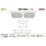 Valeo 301155A Bremsbelagsatz, Scheibenbremse EXPERT Valeo 301155A Bremsbelagsatz, Scheibenbremse EXPERT