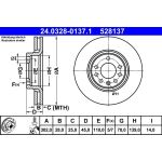 Bremsscheibe 24.0328-0137.1