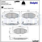 Delphi LP2059 Bremsbelagsatz, Scheibenbremse Delphi LP2059 Bremsbelagsatz, Scheibenbremse