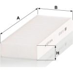MANN-FILTER CU 26 025-2 Innenraumfilter, Partikelfilter MANN-FILTER CU 26 025-2 Innenraumfilter, Partikelfilter