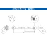 Bremsschlauch 24.5241-0510.3 Bremsschlauch 24.5241-0510.3