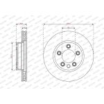 Bremsscheibe DDF1591LC-1