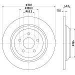 Bremsscheibe 8DD 355 126-571 Bremsscheibe 8DD 355 126-571