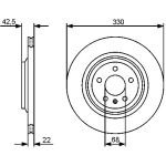 Bremsscheibe 0 986 479 457 Bremsscheibe 0 986 479 457