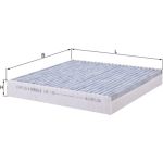 Filter, Innenraumluft LAK 136