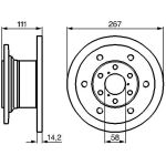 Bremsscheibe 0 986 478 742 Bremsscheibe 0 986 478 742