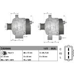 Denso DAN980 Generator Denso DAN980 Generator