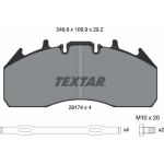 Textar 2917401 Bremsbelagsatz, Scheibenbremse Textar 2917401 Bremsbelagsatz, Scheibenbremse
