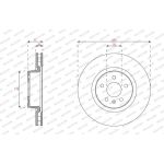 Ferodo DDF3013C-1 Bremsscheibe PREMIER Ferodo DDF3013C-1 Bremsscheibe PREMIER