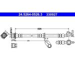 ATE 24.5264-0526.3 Bremsschlauch ATE 24.5264-0526.3 Bremsschlauch