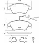 BOSCH 0 986 494 698 Bremsbelagsatz, Scheibenbremse BOSCH 0 986 494 698 Bremsbelagsatz, Scheibenbremse