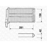 Magneti Marelli 350218061000 Wärmetauscher, Innenraumheizung Magneti Marelli 350218061000 Wärmetauscher, Innenraumheizung