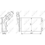 NRF 54308 Wärmetauscher, Innenraumheizung NRF 54308 Wärmetauscher, Innenraumheizung