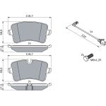 BOSCH 0 986 494 488 Bremsbelagsatz, Scheibenbremse BOSCH 0 986 494 488 Bremsbelagsatz, Scheibenbremse
