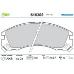 Valeo 610302 Bremsbelagsatz, Scheibenbremse E-PERFORMANCE