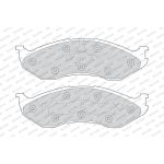 Bremsbelagsatz, Scheibenbremse FDB929 Bremsbelagsatz, Scheibenbremse FDB929