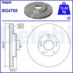 Bremsscheibe BG4768 Bremsscheibe BG4768