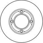 Bremsscheibe DF4124 Bremsscheibe DF4124