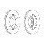 Ferodo DDF1068C Bremsscheibe PREMIER Coat+ disc Ferodo DDF1068C Bremsscheibe PREMIER Coat+ disc
