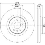 Bremsscheibe 8DD 355 129-221