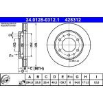 Bremsscheibe 24.0128-0312.1
