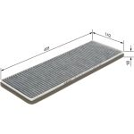 BOSCH 1 987 432 310 Innenraumfilter BOSCH 1 987 432 310 Innenraumfilter