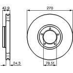 Bremsscheibe 0 986 478 166 Bremsscheibe 0 986 478 166