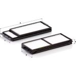 MANN-FILTER CU 22 001-2 Innenraumfilter, Partikelfilter