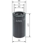 BOSCH 0 451 105 188 Ölfilter