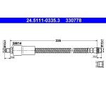 ATE 24.5111-0335.3 Bremsschlauch