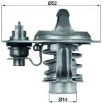 Thermostat, Kühlmittel TX 76 88D