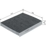 BOSCH 1 987 435 590 Innenraumfilter