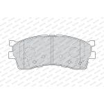 Ferodo FDB1602 Bremsbelagsatz, Scheibenbremse PREMIER ECO FRICTION Ferodo FDB1602 Bremsbelagsatz, Scheibenbremse PREMIER ECO FRICTION