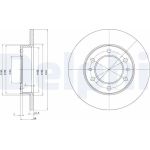 Delphi BG2325 Bremsscheibe Delphi BG2325 Bremsscheibe
