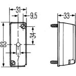 Umrissleuchte 2XS 003 168-071 Umrissleuchte 2XS 003 168-071