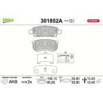 Bremsbelagsatz, Scheibenbremse 301852A Bremsbelagsatz, Scheibenbremse 301852A