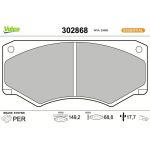 Valeo 302868 Bremsbelagsatz, Scheibenbremse ESSENTIAL