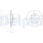 Bremsscheibe BG3966 Bremsscheibe BG3966