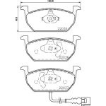 Bremsbelagsatz, Scheibenbremse 8DB 355 021-951 Bremsbelagsatz, Scheibenbremse 8DB 355 021-951