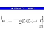 Bremsschlauch 24.5104-0471.3 Bremsschlauch 24.5104-0471.3