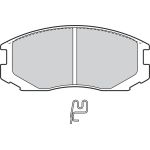 Valeo 601517 Bremsbelagsatz, Scheibenbremse