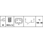 Temperaturschalter, Kühlerlüfter 6ZT 007 807-001 Temperaturschalter, Kühlerlüfter 6ZT 007 807-001
