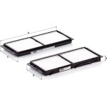 MANN-FILTER CU 26 008-2 Innenraumfilter, Partikelfilter MANN-FILTER CU 26 008-2 Innenraumfilter, Partikelfilter
