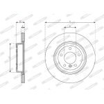 Ferodo DDF2033C Bremsscheibe PREMIER Ferodo DDF2033C Bremsscheibe PREMIER